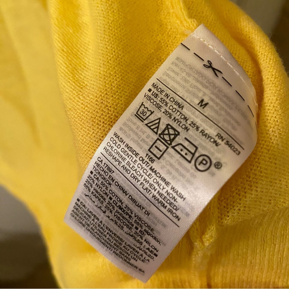 Yellow Lightweight Cardigan - Picture 3 of 4